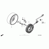 Схема вузла: Генератор для Honda CB900 919