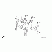 Схема узла: Cowl stay для Honda GL1500 Gold Wing Aspencade