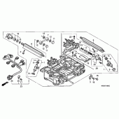 Схема вузла: Throttle body assy. для Honda VFR800 Interceptor