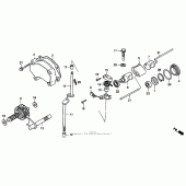 Схема узла: Exhaust valve для Honda CR250