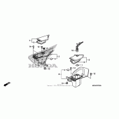 Схема вузла: Fairing pocket для Honda NT700 NT700V