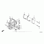 Схема вузла: Кришка генератора для Honda NC700