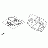 Схема вузла: Комплект прокладок В для Honda CB600F Hornet