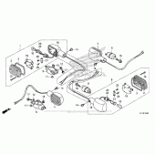 Схема вузла: Поворотники для Honda CMX250 Rebel
