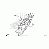 Схема вузла: Заднє крило для Honda CB1000 CB1000R