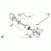 Схема вузла: Стартер електричний для Honda XR650