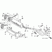 Схема узла: Выхлопная система для Honda FJS600 Silver Wing