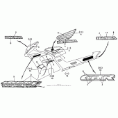 Схема вузла: Stripe 94 для Honda CBR1000 CBR1000F Hurricane