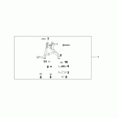 Схема вузла: Stand main assy для Honda CBF600