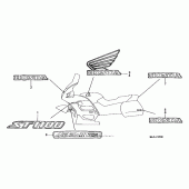 Схема узла: Marks для Honda ST1100 Pan-European