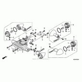 Схема узла: Поворотники для Honda VT750 Shadow Aero