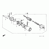 Схема узла: Стартер электрический для Honda CBR900RR CBR900RR Fireblade