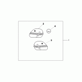 Схема вузла: Leather saddlebag set (FRINGED) для Honda VT750 Shadow Aero