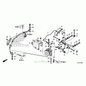 Схема узла: Rear valve unit (cbr600ra) для Honda CBR600
