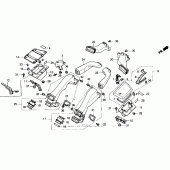 Схема узла: Air duct для Honda GL1500 Gold Wing Aspencade