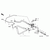 Схема вузла: Air injection control valve (04- 07, a / cm) для Honda VTX1300