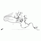 Схема вузла: Parking Brake Lever для Honda CRF1000 Africa Twin DCT
