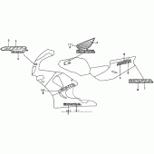 Схема узла: Stripe (type6) 97 для Honda CBR900RR CBR919RR Fireblade