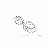 Схема узла: Nylon saddle + trunk liner set для Honda GL1800 Gold Wing