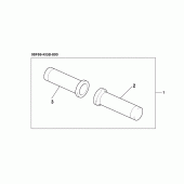 Схема вузла: Custom grip для Honda VT125 Shadow