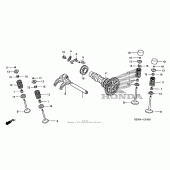 Схема вузла: Шток & Клапан для Honda CRF250 CRF250X