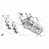 Схема вузла: Клапанна кришка для Honda CBR1000 CBR1000RR (ABS) Fireblade