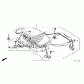 Схема узла: Airbag module для Honda GL1800 Gold Wing