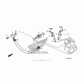 Схема узла: Water pipe для Honda VT750 Shadow Spirit