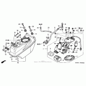 Схема вузла: Fuel pump для Honda ST1300 Pan-European