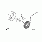 Схема вузла: Генератор для Honda CB1300 Super Four