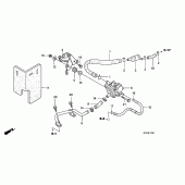 Схема узла: Система индукции воздуха для Honda CBF150