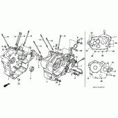 Схема вузла: Картер двигуна для Honda XRV750 Africa Twin
