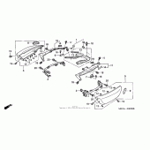 Схема узла: Перед. cover для Honda NRX1800 Valkyrie Rune