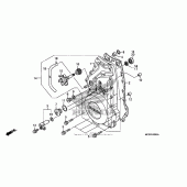 Схема вузла: Front crankcase cover для Honda ST1300 Pan-European Police