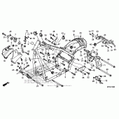 Схема вузла: Frame (1) для Honda VT1300 Interstate