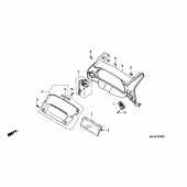 Схема узла: Приборная панель для Honda ST1100 Pan-European