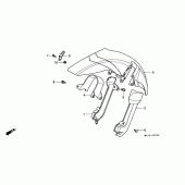 Схема узла: Переднее крыло для Honda XRV750 Africa Twin