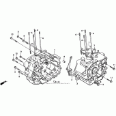 Схема вузла: Картер двигуна для Honda CMX250 Rebel