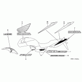 Схема вузла: Label read the manual (CB1300 / A / F / F1) для Honda CB1300 Super Four