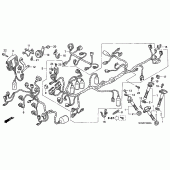 Схема вузла: Електрообладнання (VFR800) для Honda VFR800 VFR