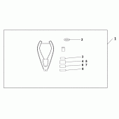 Схема вузла: Leather tank belt для Honda VTX1300