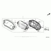 Схема вузла: Спідометр для Honda CBR500 CBR500R