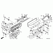 Схема узла: Клапанная крышка для Honda GL1800 Gold Wing