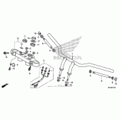 Схема узла: Руль (3) для Honda VT750 Shadow Phantom