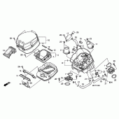 Схема вузла: Повітряний фільтр для Honda XL1000V Varadero