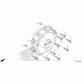 Схема вузла: Alternator Cover (1) для Honda CBR1000 CBR1000RR Fireblade