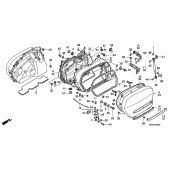 Схема узла: Saddlebag для Honda GL1800 Gold Wing