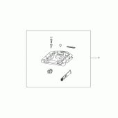 Схема вузла: Rear base carrier для Honda NX650 Dominator