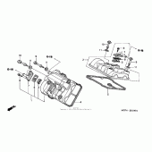 Схема вузла: Клапанна кришка для Honda RVT1000R RVT RC51