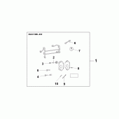 Схема узла: Cd changer stay для Honda NT650 Deauville